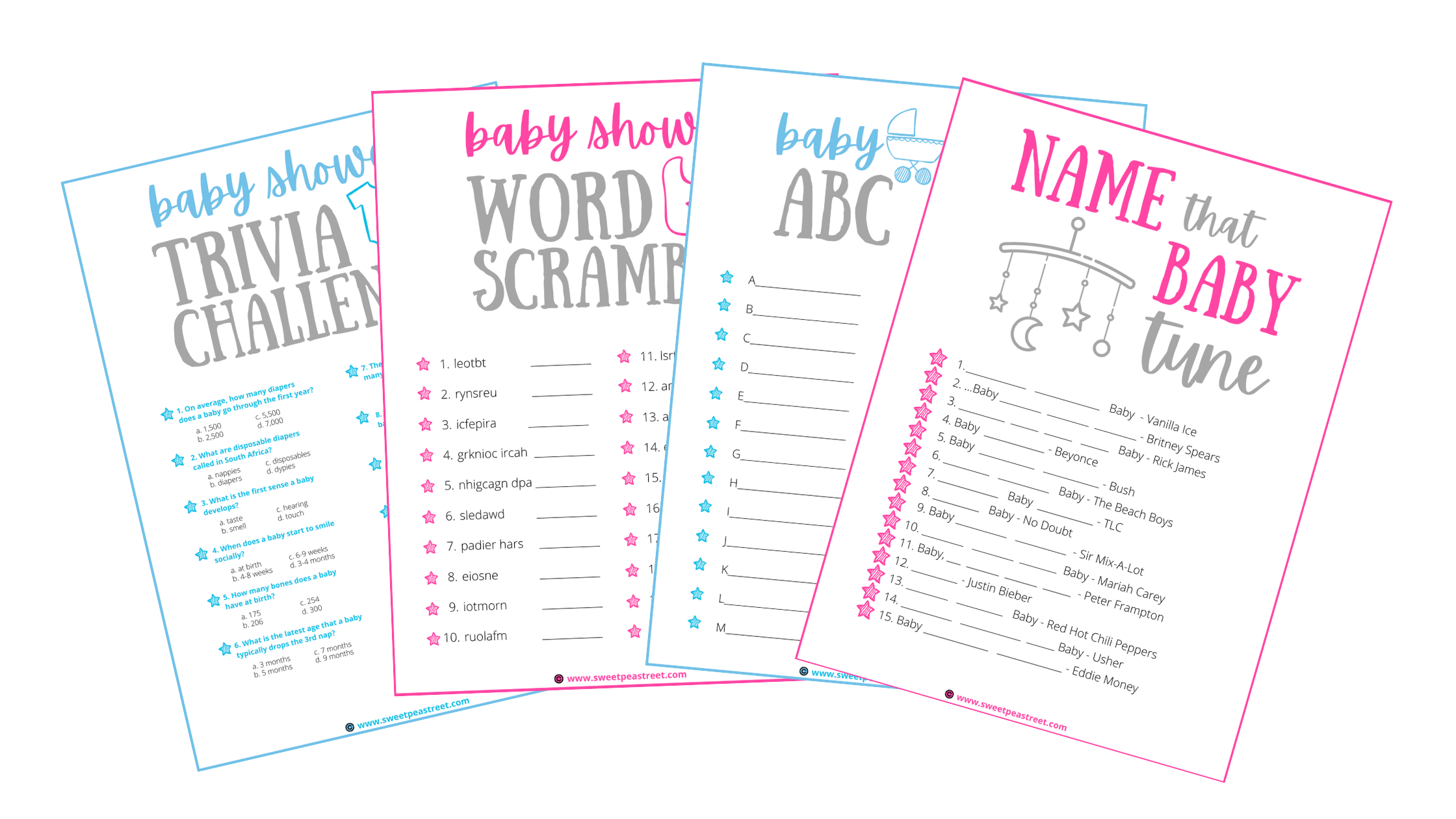 Free Printable Baby Shower Games Your Party Guests Will Love